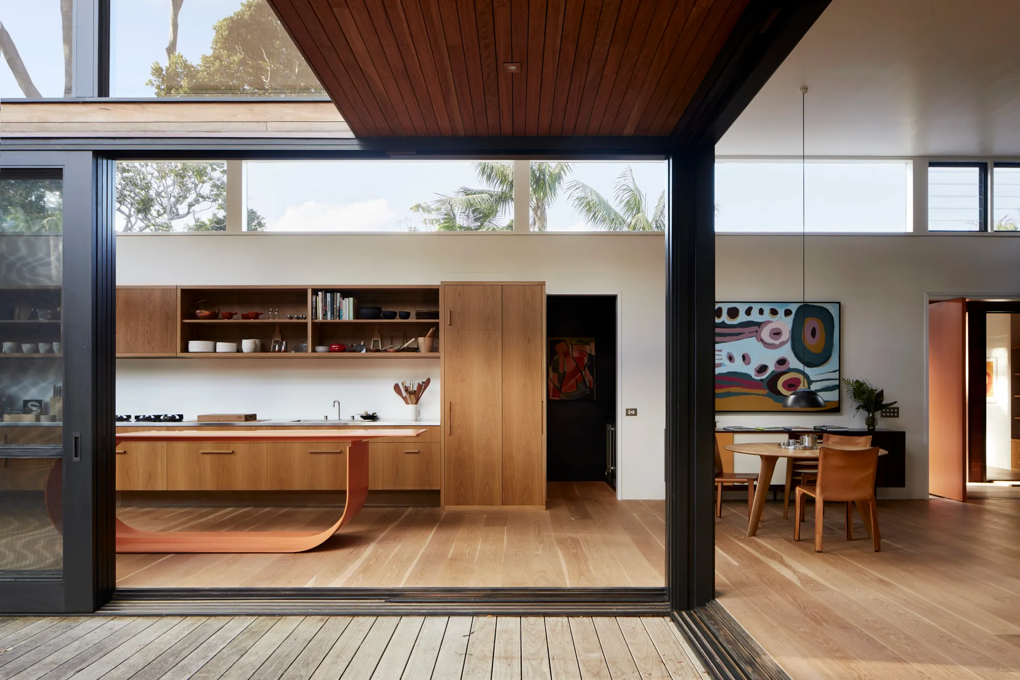 Island House by Derive Architecture & Design showing kitchen