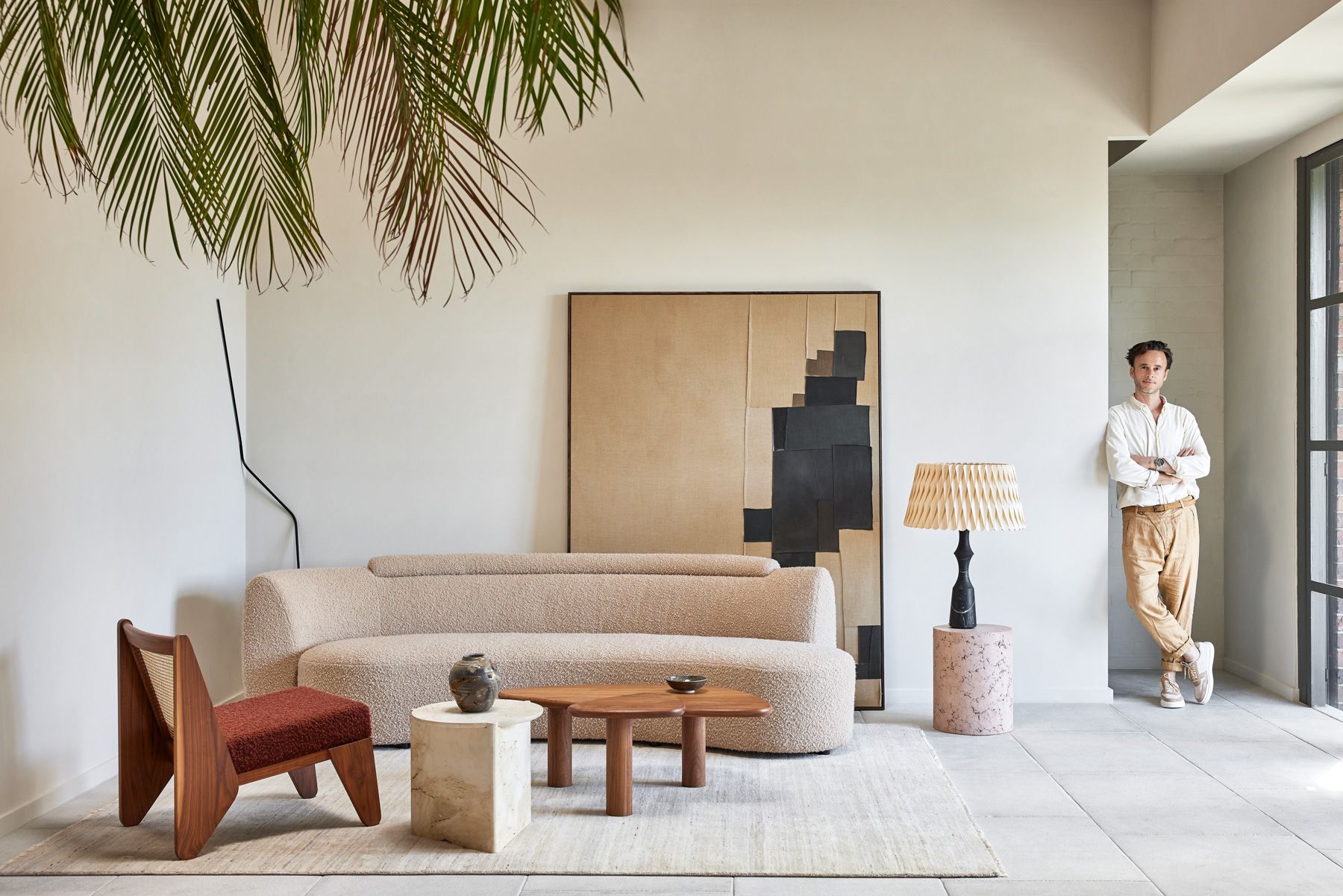 Wyer & Co. by Daniel Boddam Studio. Living room setting with Daniel Boddam