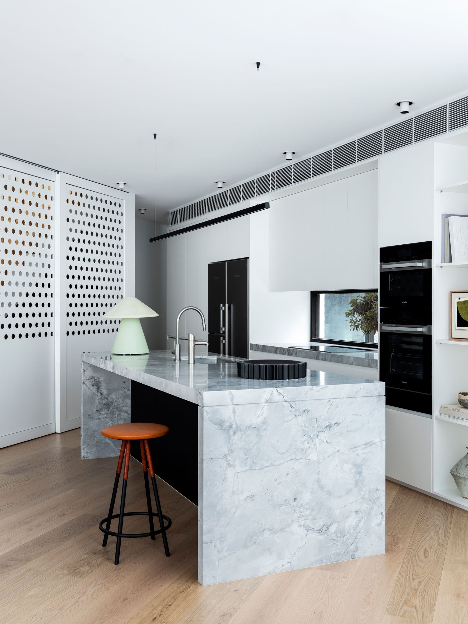 Bondi Beach House by Carla Middleton Architecture. Detailed view of corner kitchen