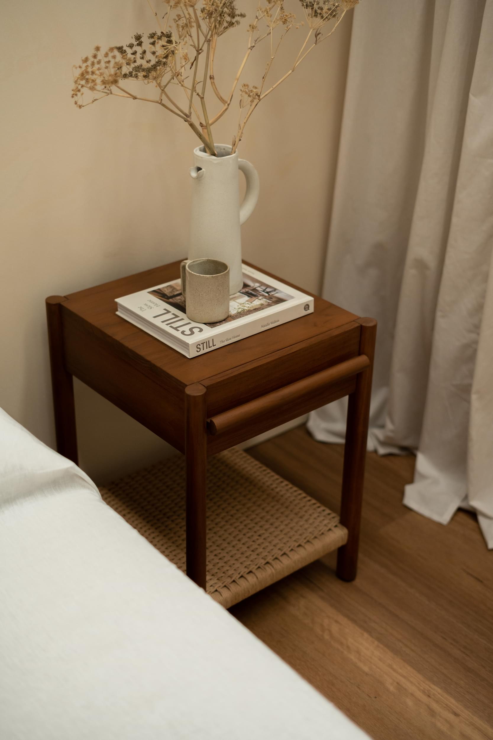 RJ Living Bedside Table from their Teak Collection