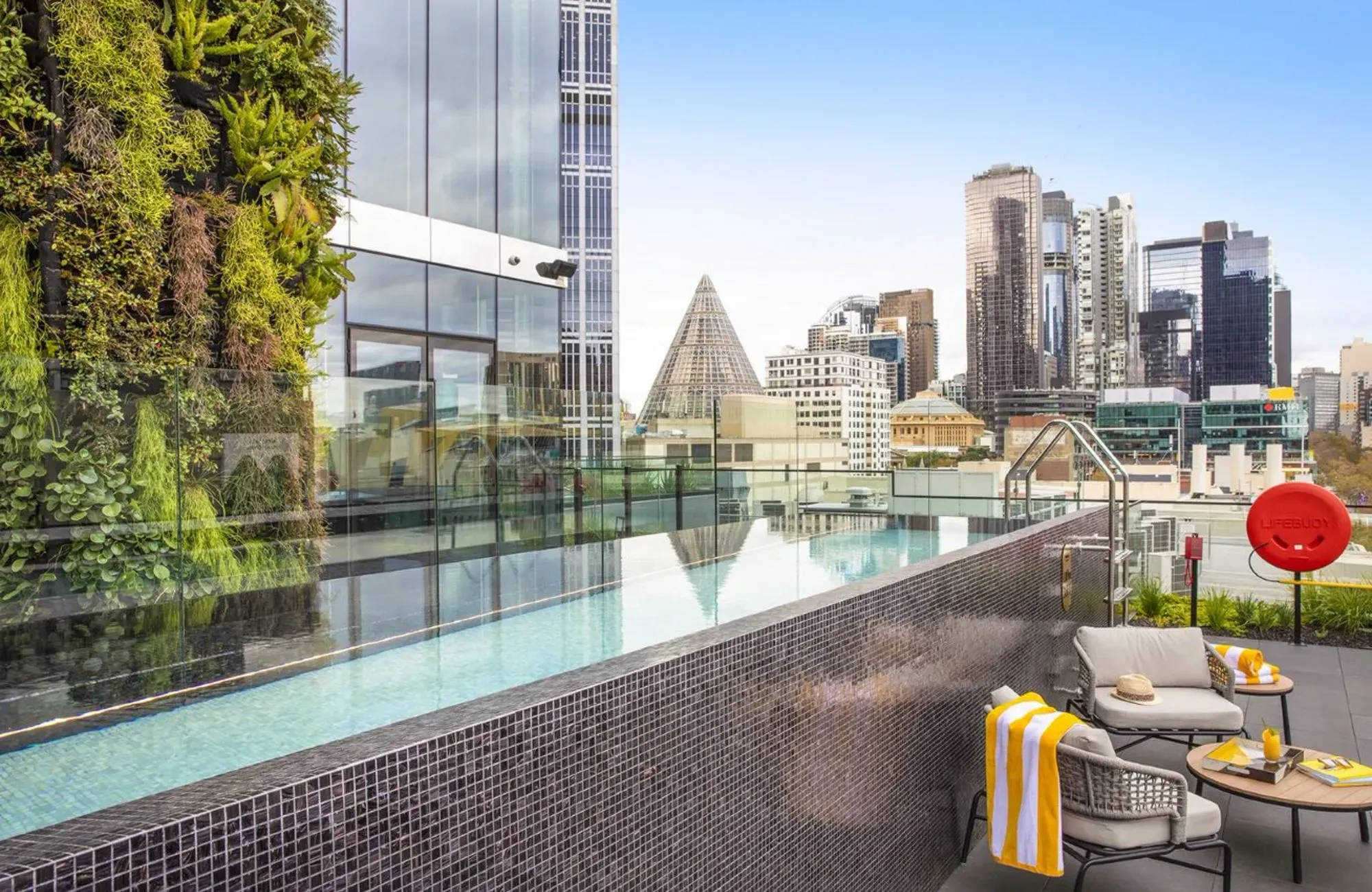 Voco Melbourne Central by IHG Hotels & Resorts. Rooftop pool, featuring panoramic city views
