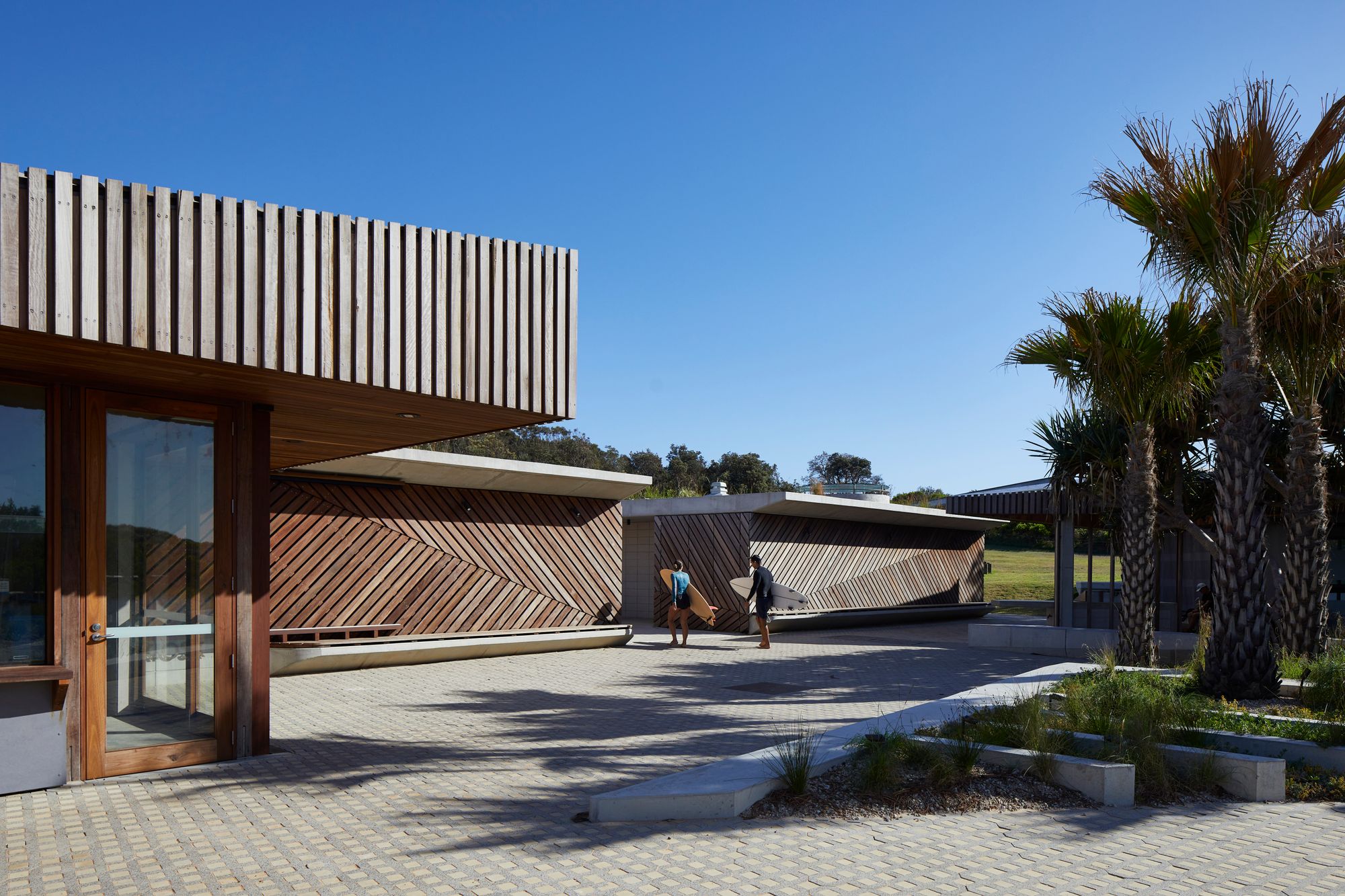 Long Reef SLSC by Adriano Pupilli Architects showing exterior of building