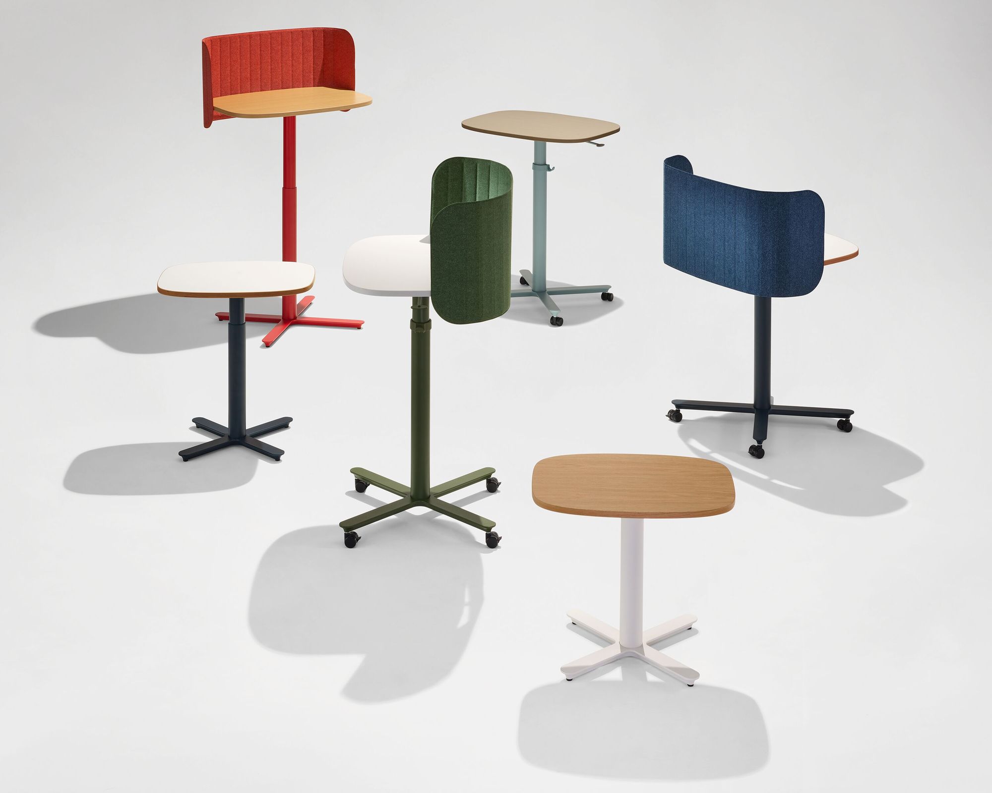 The Passport Work Table by Herman Miller. Passport table ranging in an array of Material selections