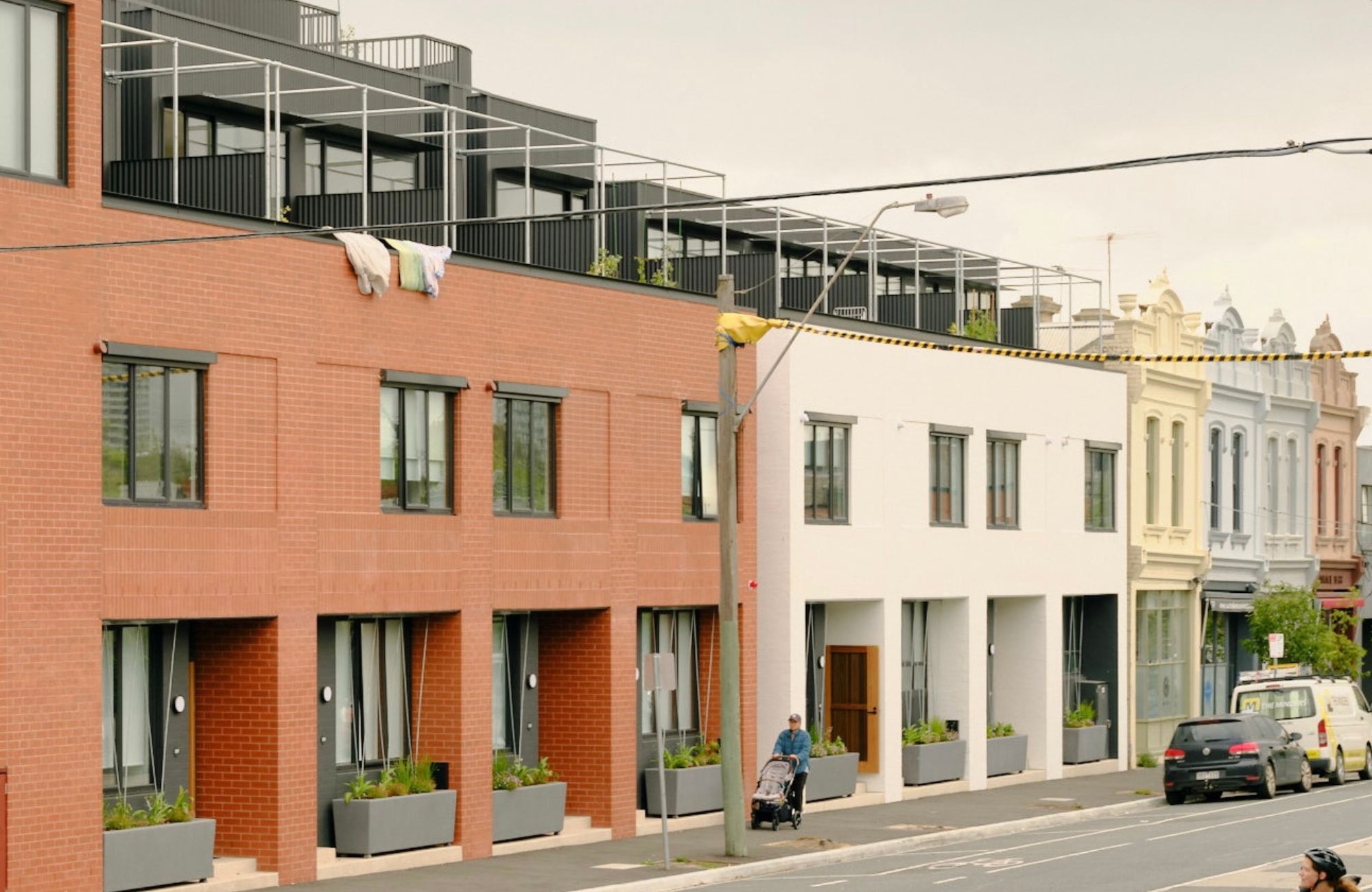 Inkerman & Nelson by MAA showing external facade of the brick building