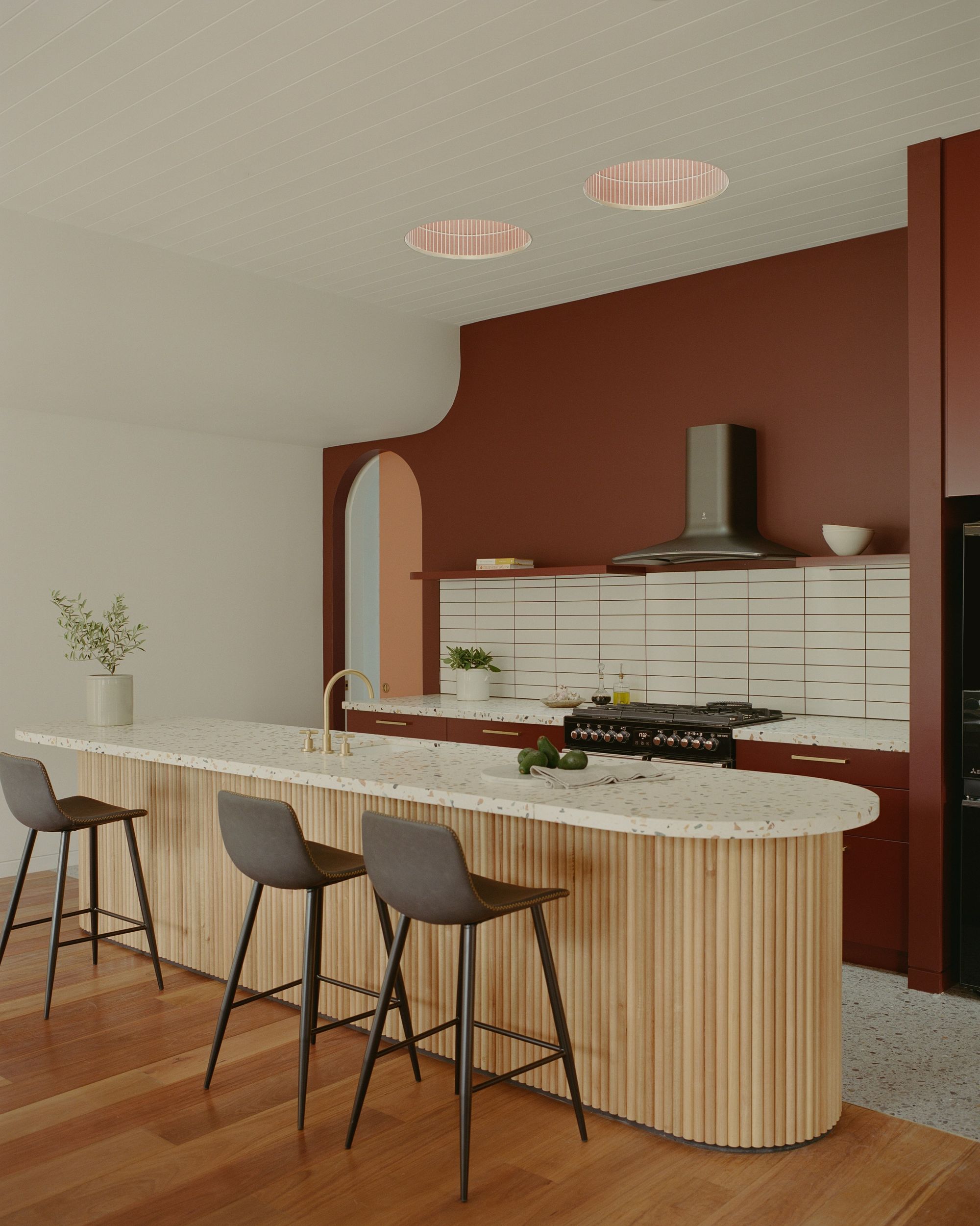 Northcote Hacienda by Hindley & Co. Northcote Hacienda Project featuring bold kitchen. 