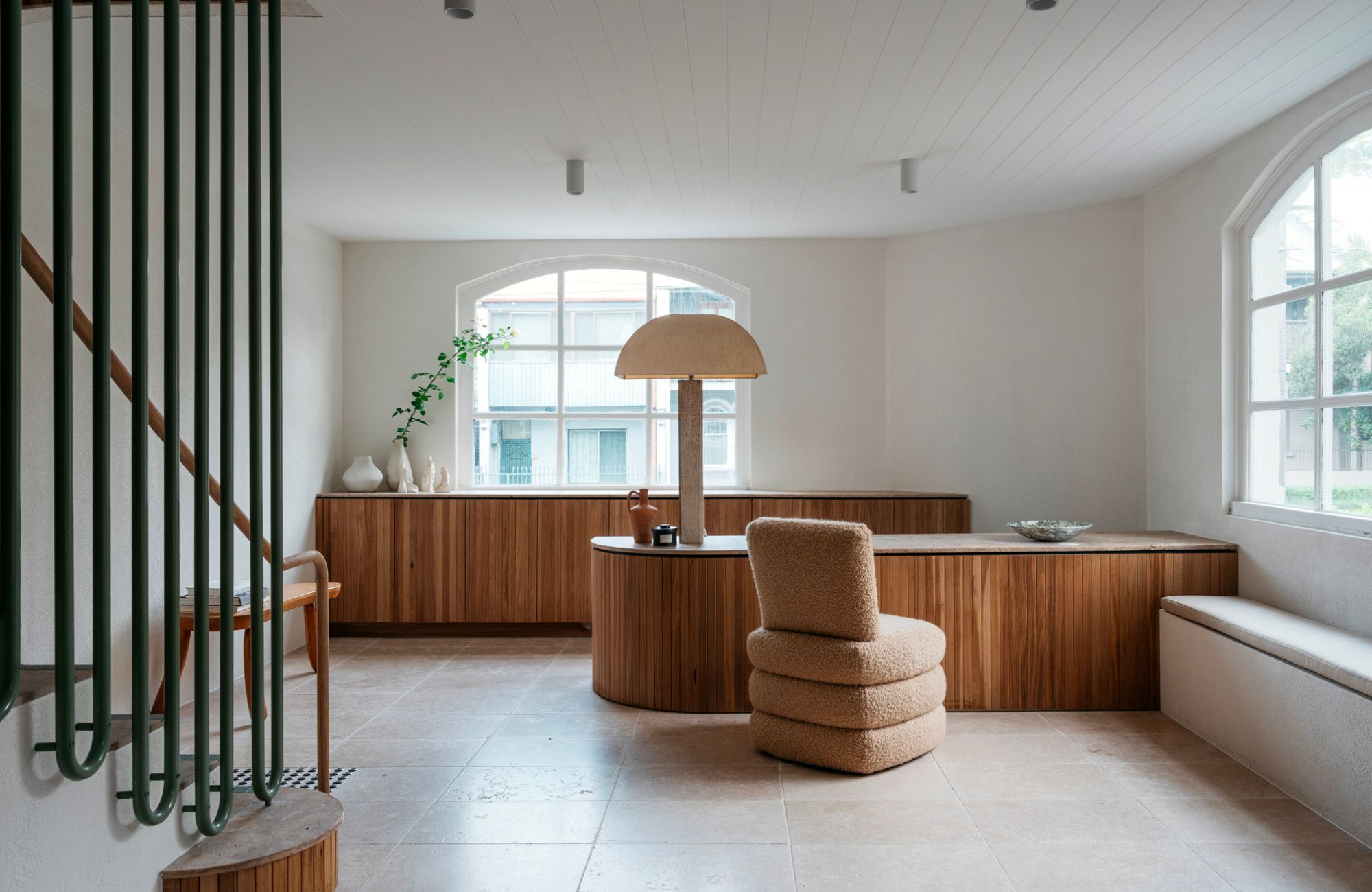 Aje Headquarters by Those Architects showing entry foyer