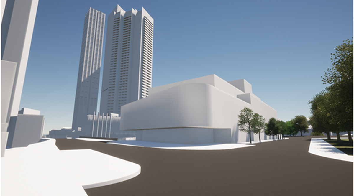 Concept reference design forthe redevelopment of Riverside Theatres