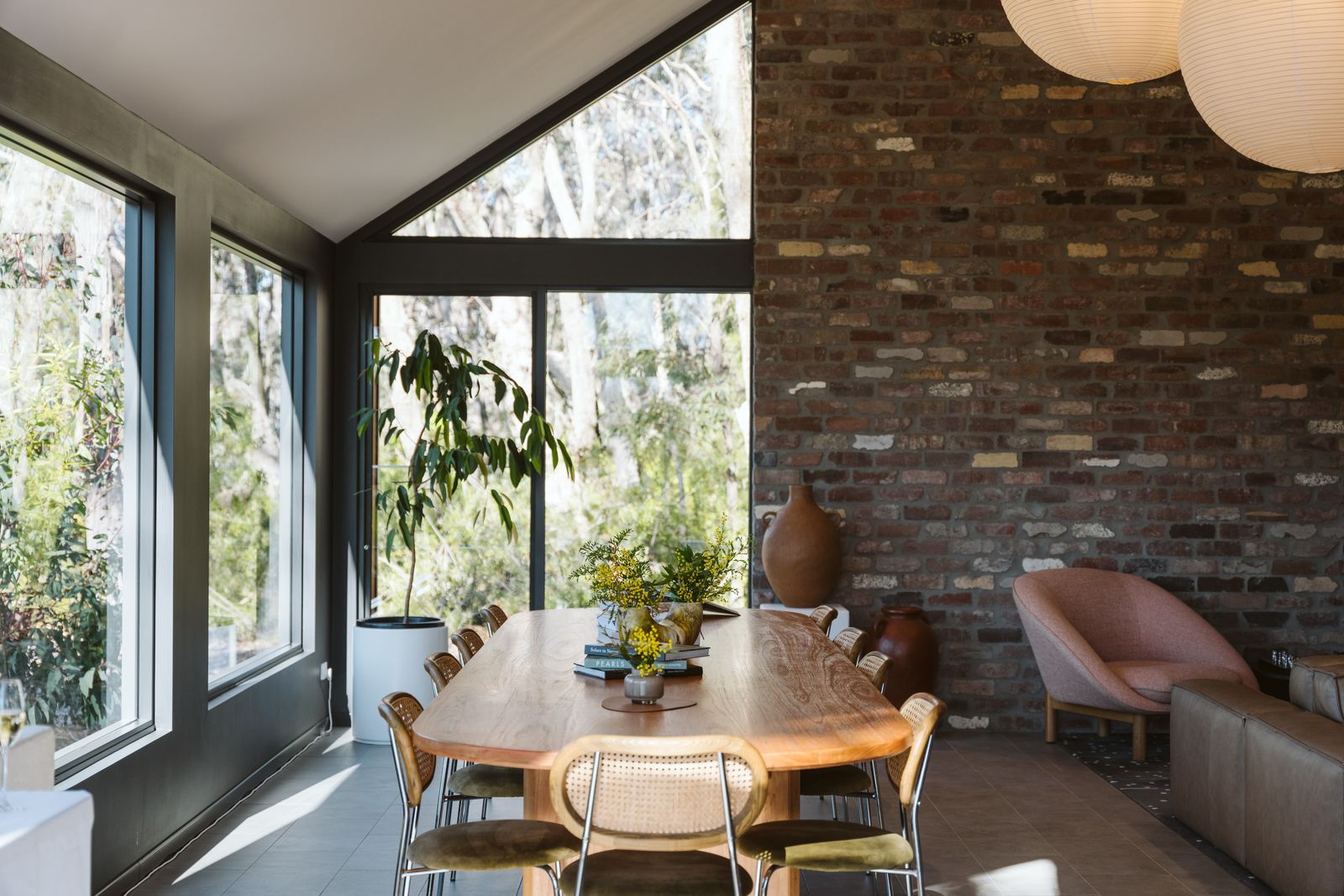 Chalets at Blackheath. Main living dining space. 