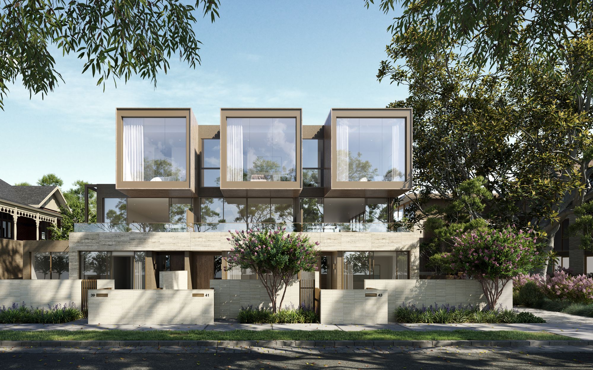 Stella Maris: Park Row by MONNO. Townhouses looking out to Bay Street