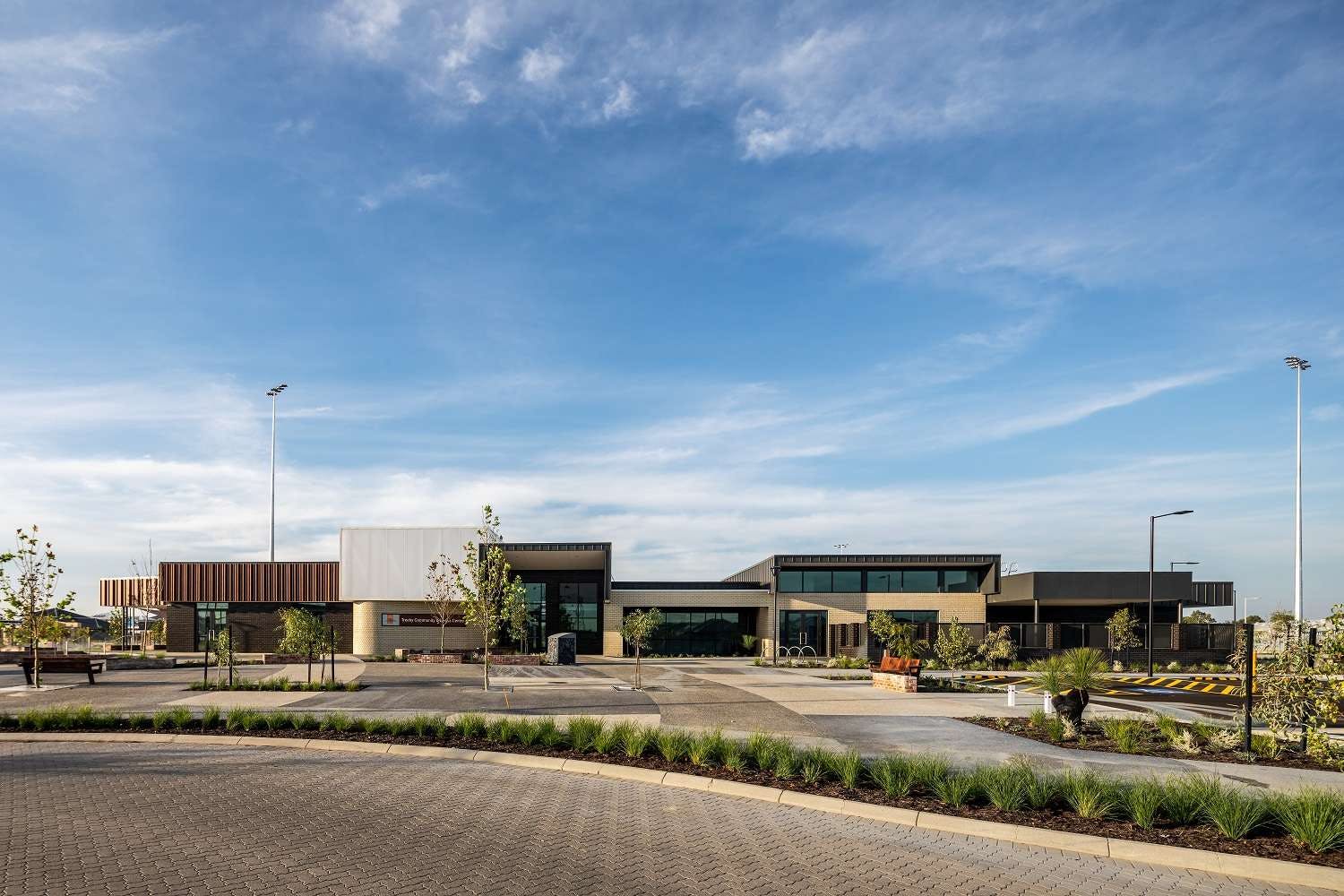 Treeby Community & Sports Centre showing front facade