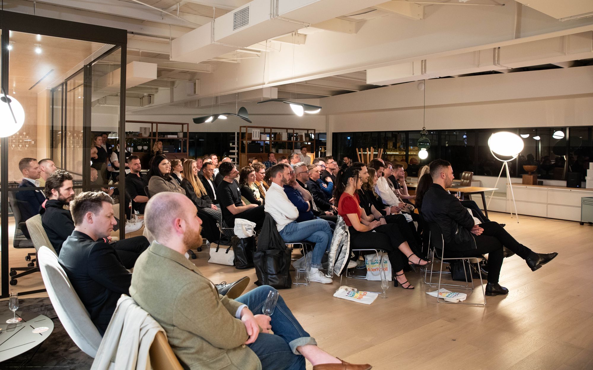 Queers in Property panel discussion at Living Edge in Melbourne showing crowd