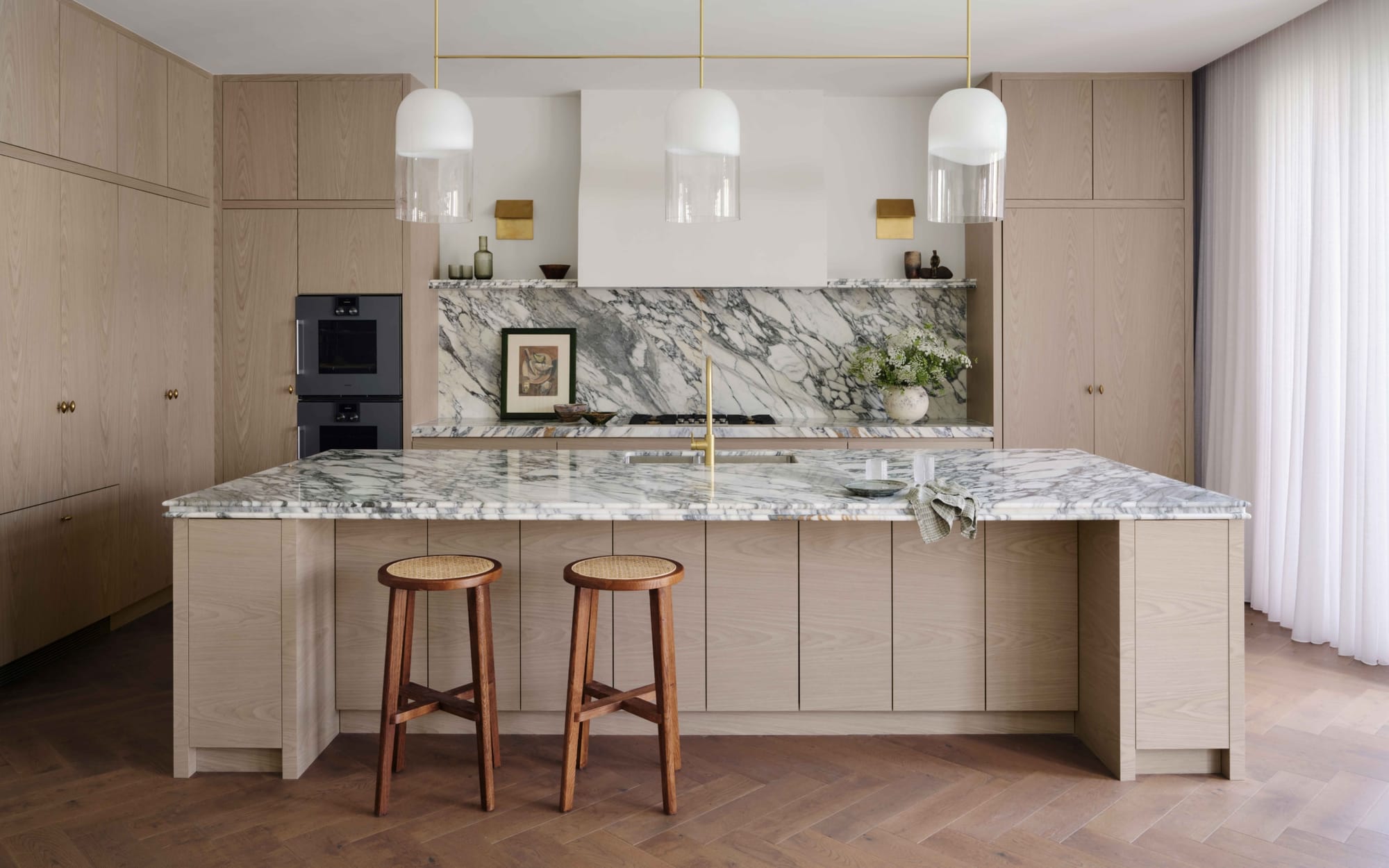 Light House by Smac Studio. Photography by Dave Wheeler. Landscape image of residential kitchen.