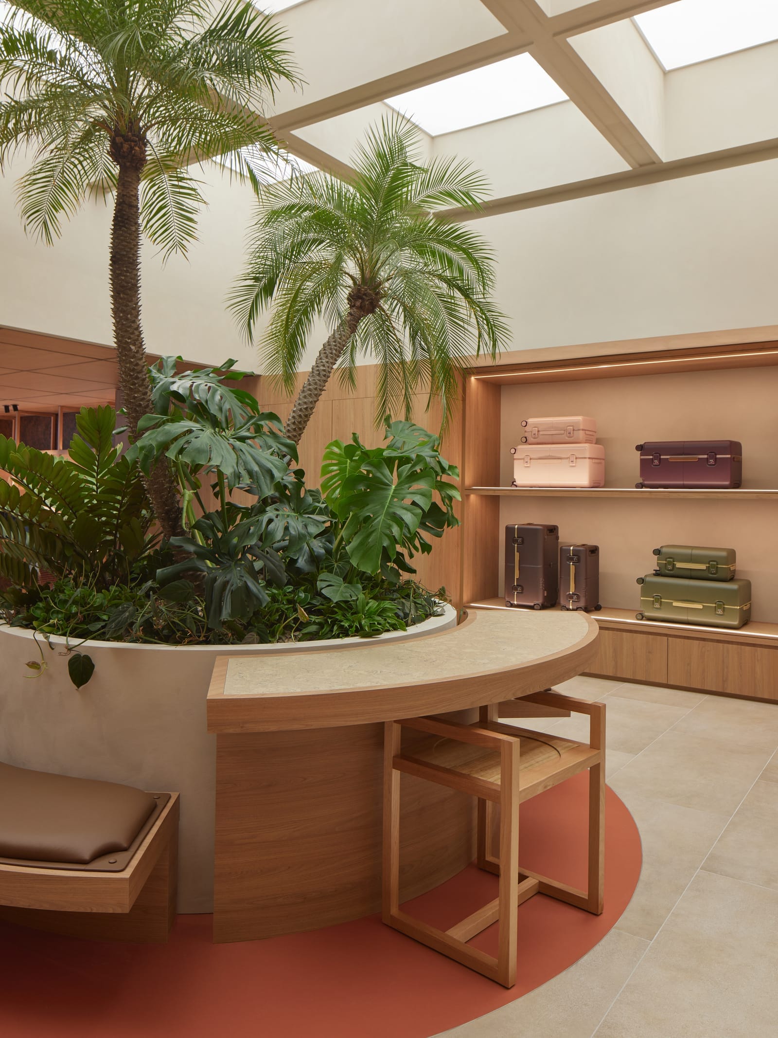 Acre Ventures into Lifestyle Retail with a Tropical Installation for July Luggage