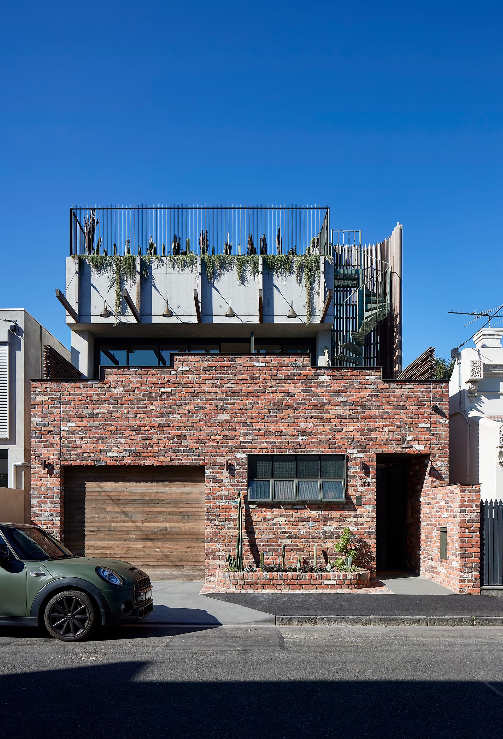 Fabrica by mcmahon and nerlich. Photography by Shannon McGrath. Showing the front facade