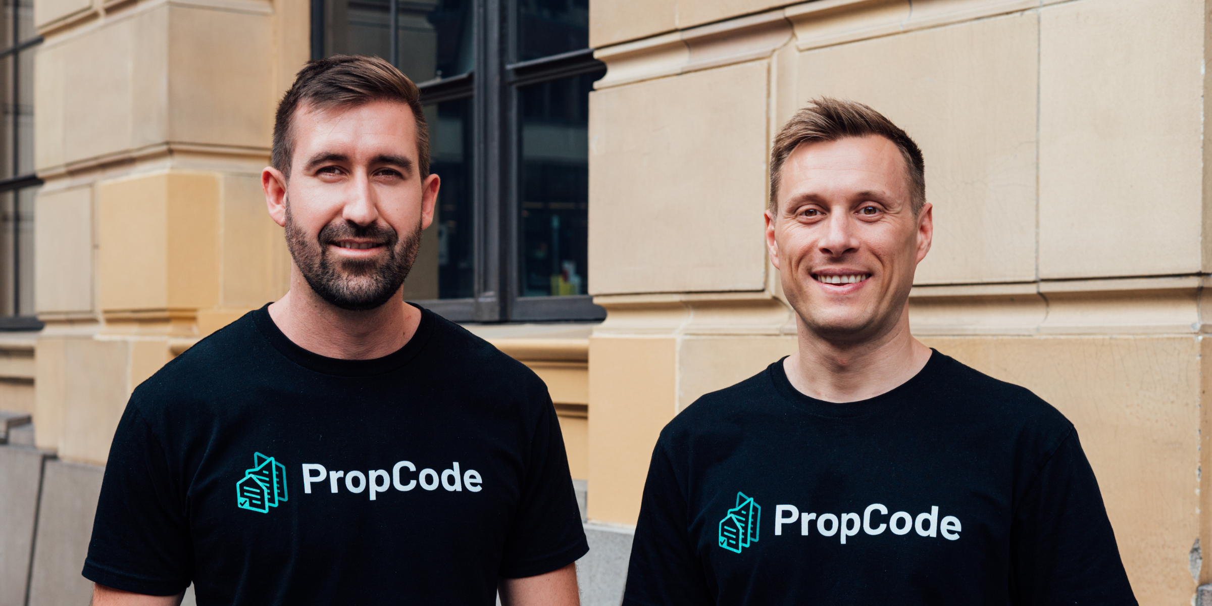 PropCode CTO Jonah (left) and CEO Will (right) of PropCode. Copyright of PropCode. 