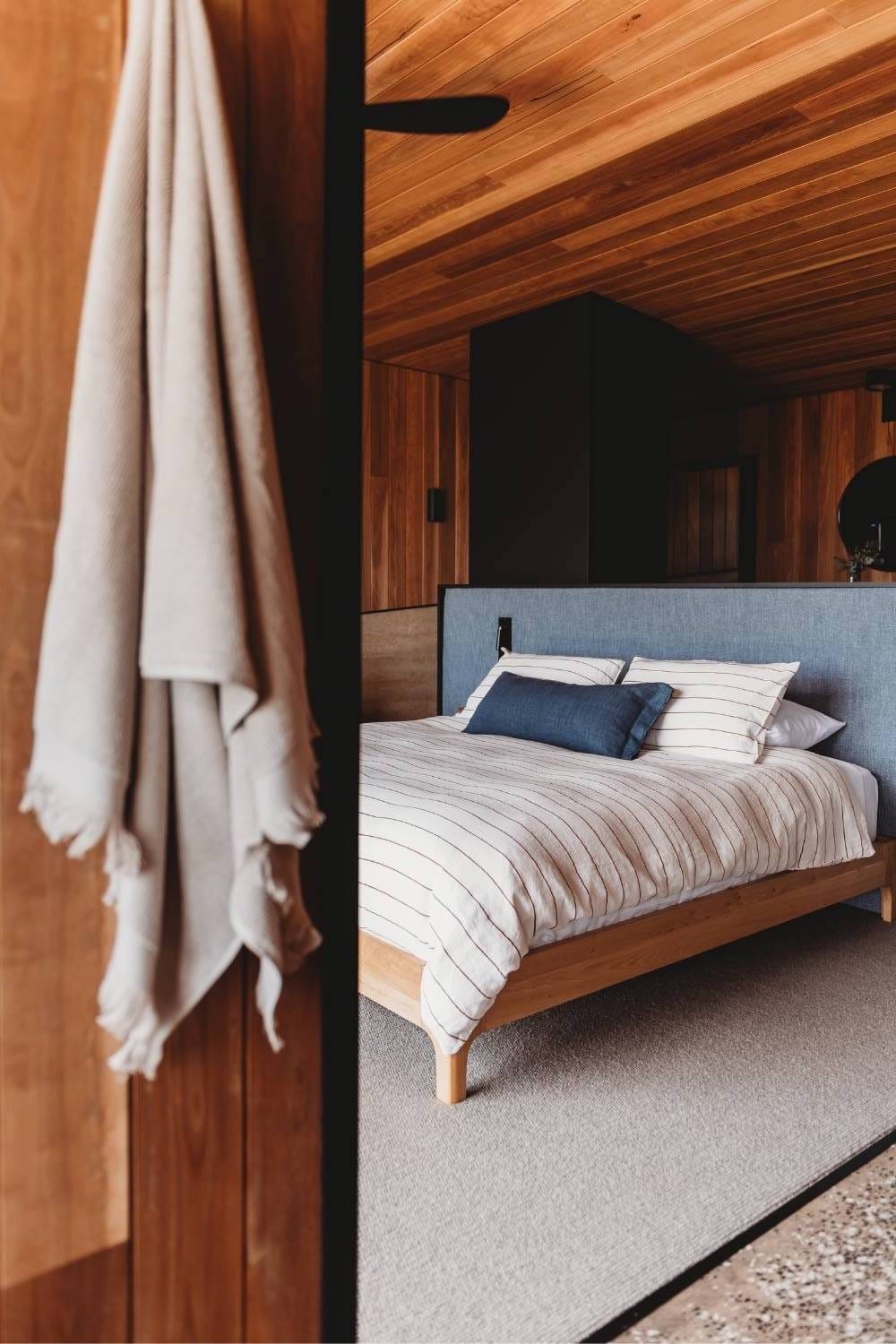 Basalt Luxury Accommodation interior shot of the bedroom