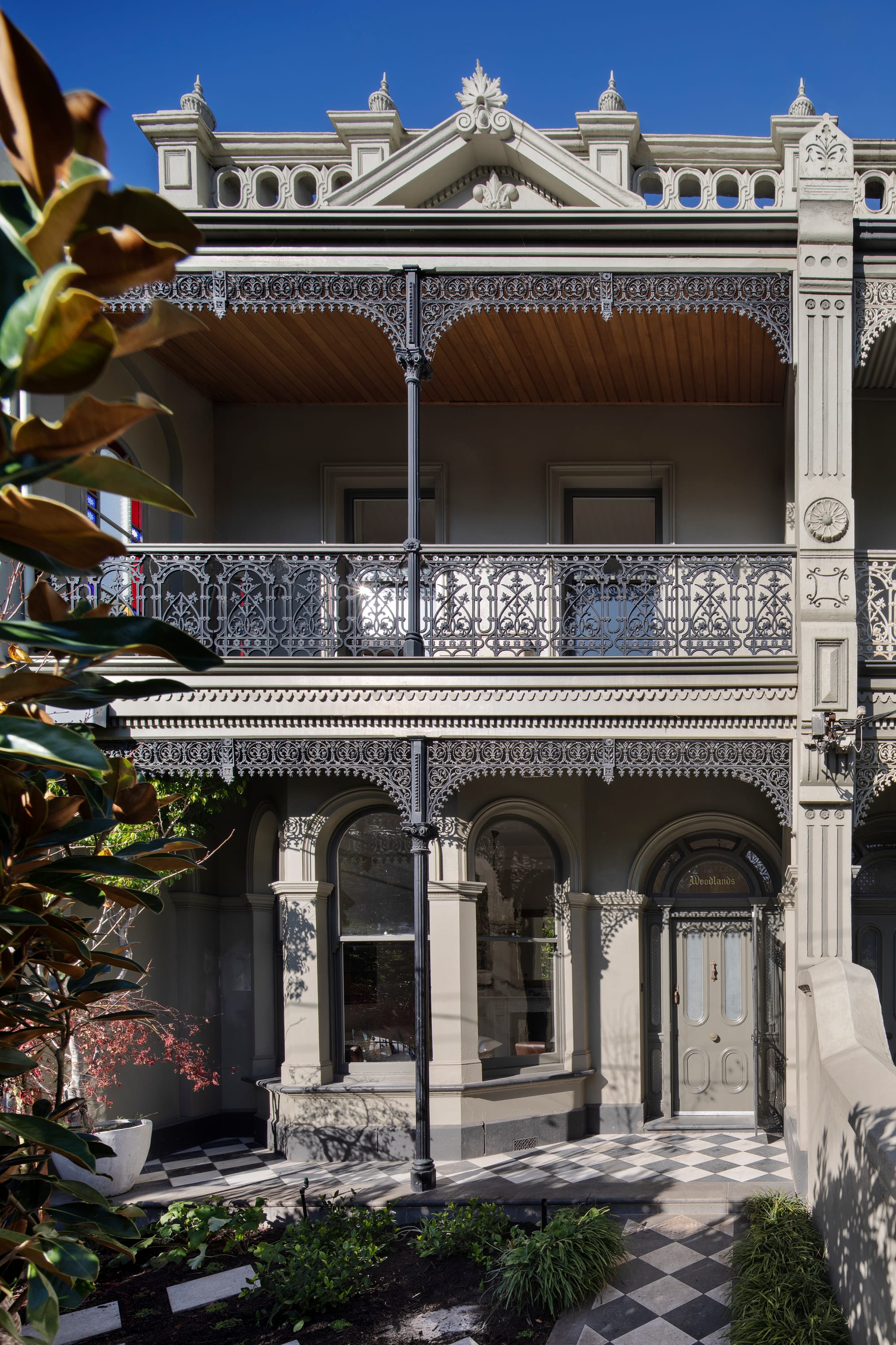 South Terrace Residence by Chan Architecture. View on Victorian heritage facade.