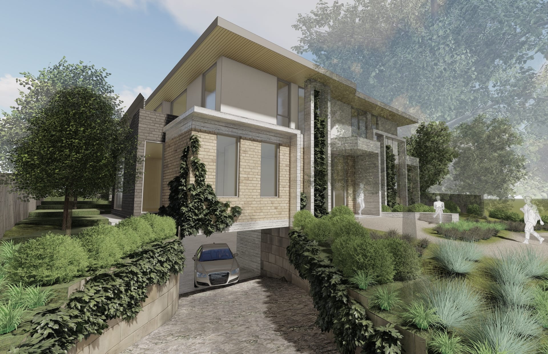 Residential render by Andever Architecture. Image copyright of Andever Architecture. 