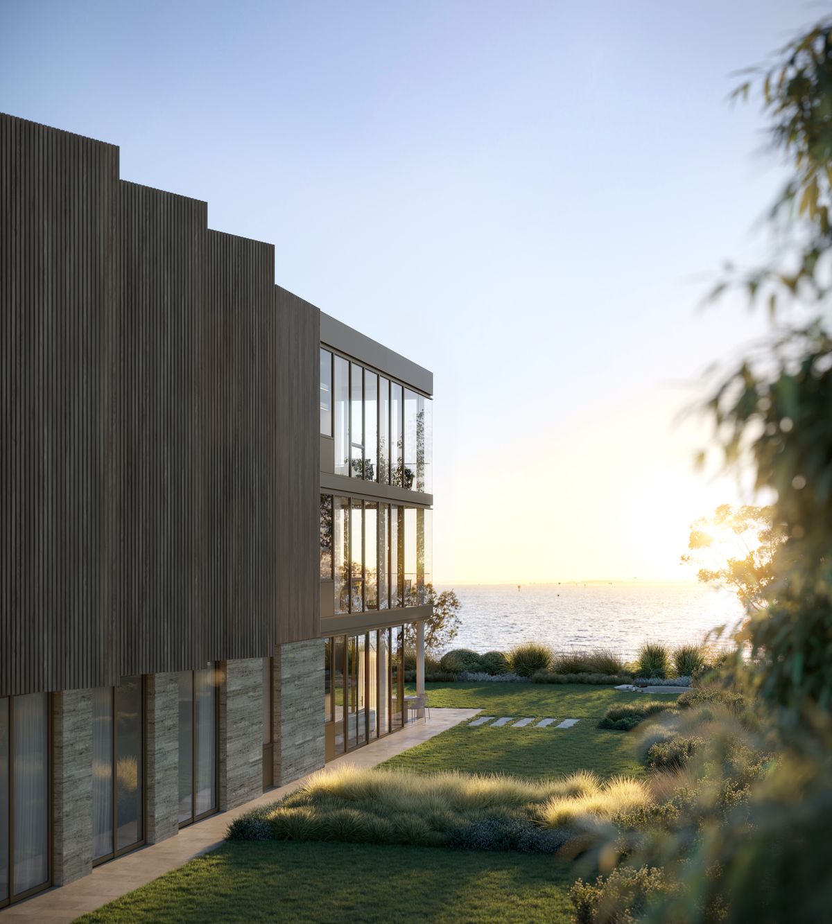 Stella Maris: Nautica House by MONNO. View from Nautica house out to Corio Bay
