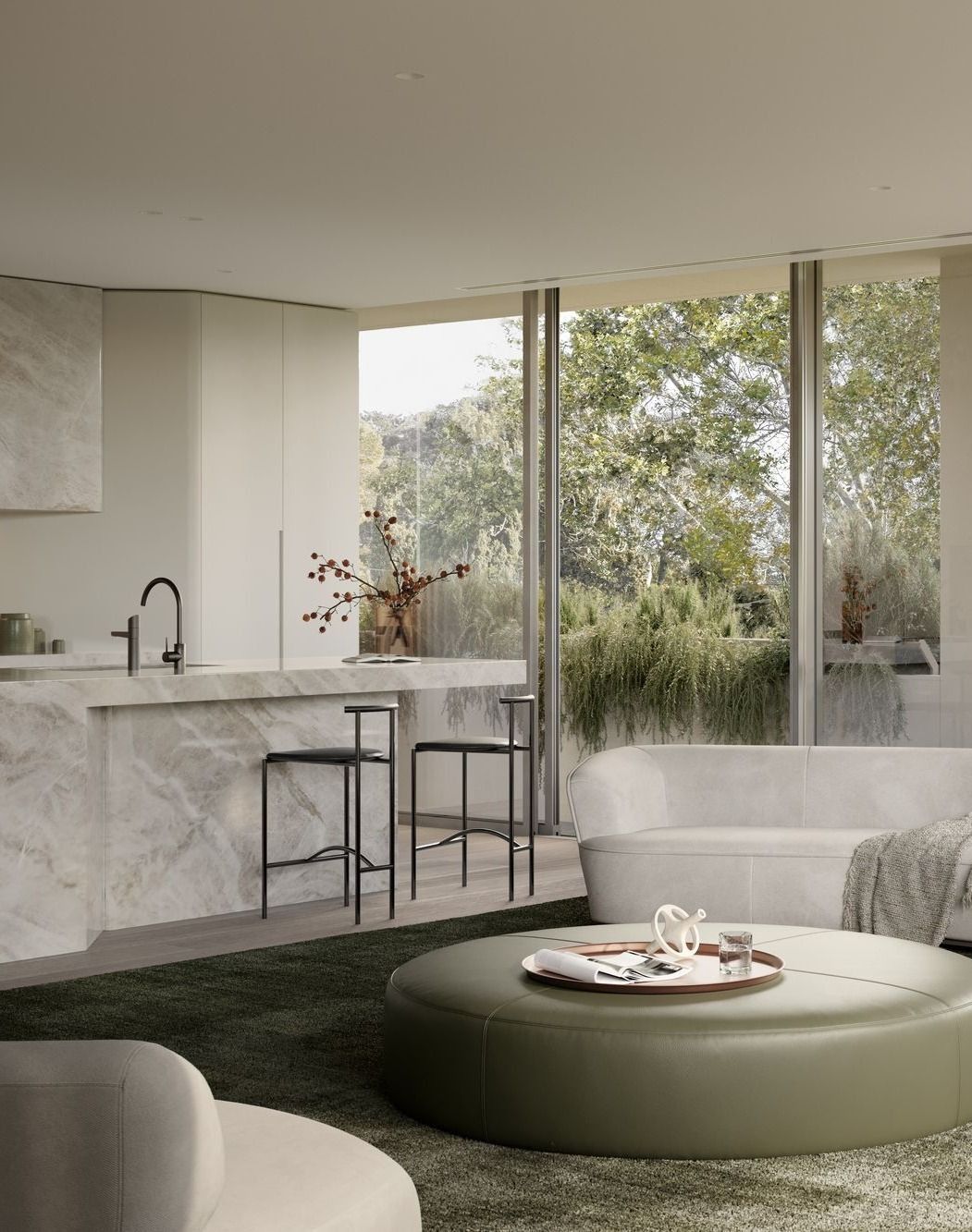 Como Toorak by Prime Edition x Jolson.  interior exemplifies modern luxury with its sleek design and refined elegance. 